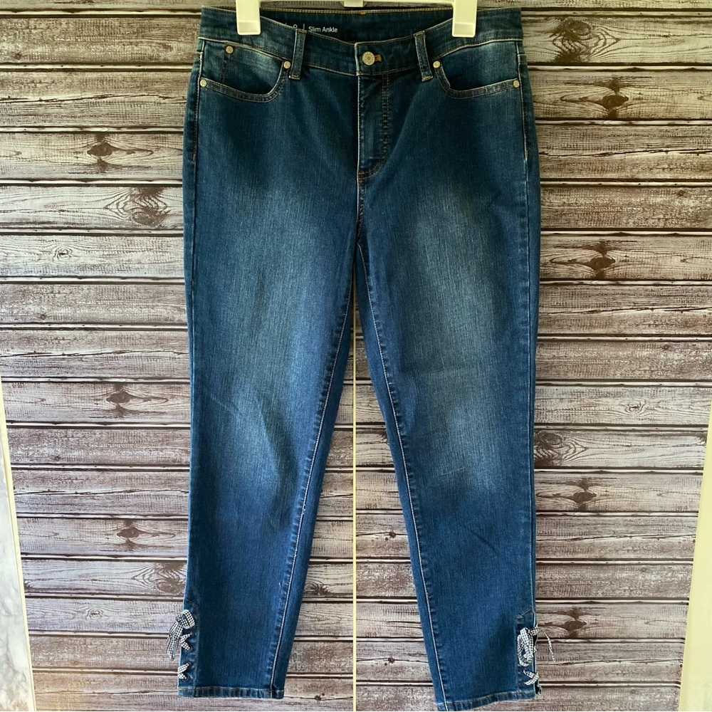 Talbots Flawless Women's Slim Ankle Jeans Size 8